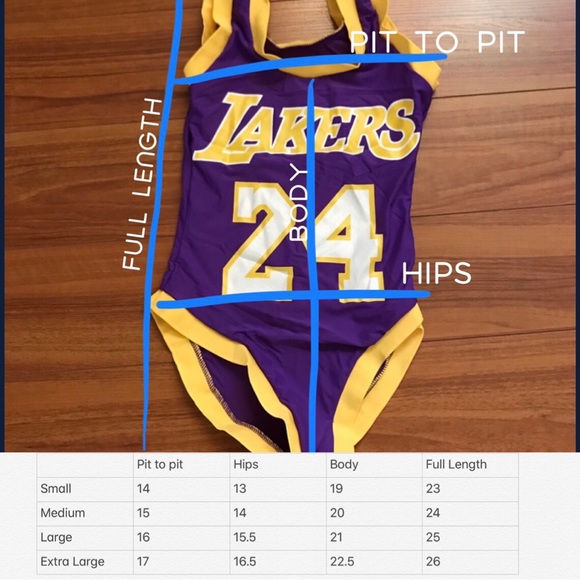Kobe inspired Bodysuit #8 - AVAILABLE NOW - Picture 4 of 5